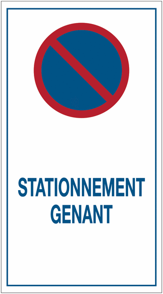 Autocollant Stationnement Interdit Stationnement G Nant Seton