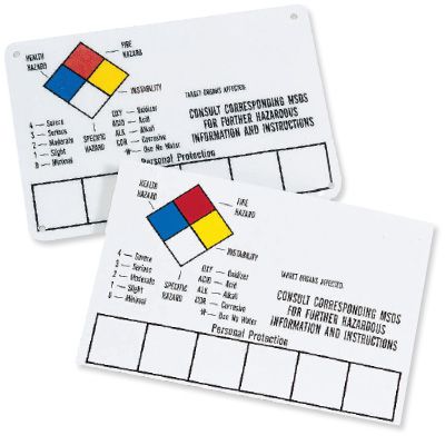 Blank Write On Nfpa Labels