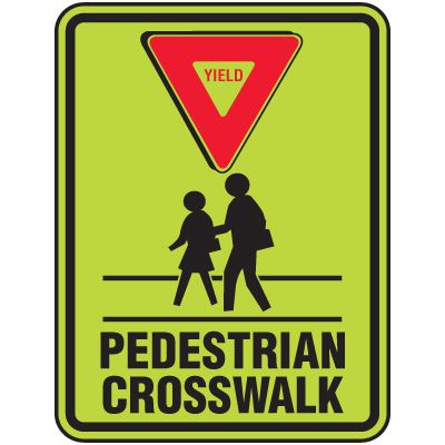 Pedestrian Crossing Signs For Safer Crosswalks Seton