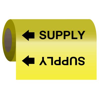 Wrap Around Adhesive Roll Markers Supply Seton