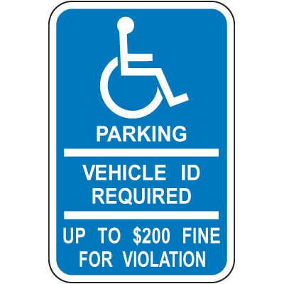 Handicap Parking Signs Ada Parking Signs Emedco