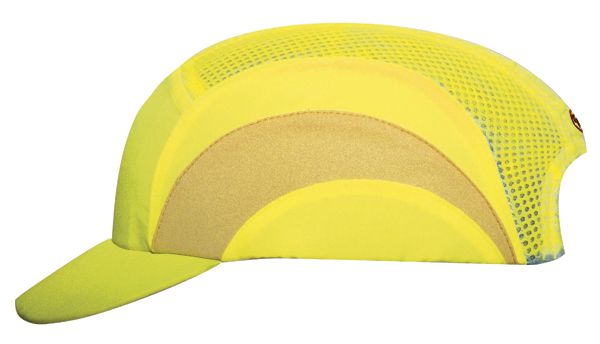 Casquette Baseball Réfléchissante Haute Visibilité - Bump Cap Sécurité Chantier - Chapeau Protection Tête Homme Femme Jaune