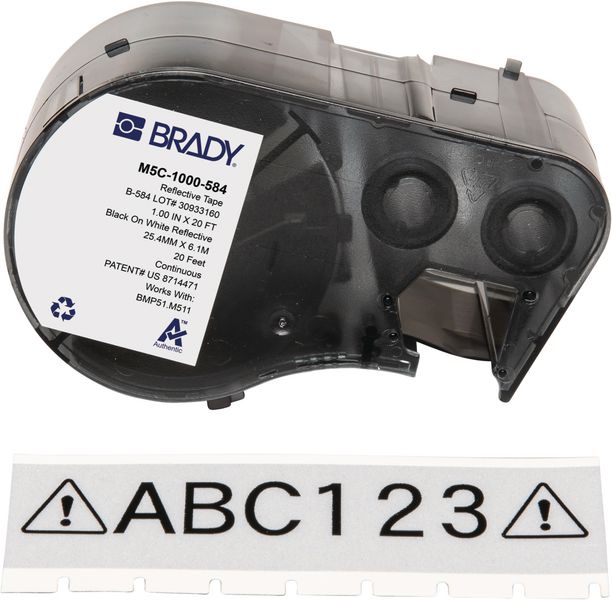 Etiquettes haute visibilité rétroréfléchissantes M511