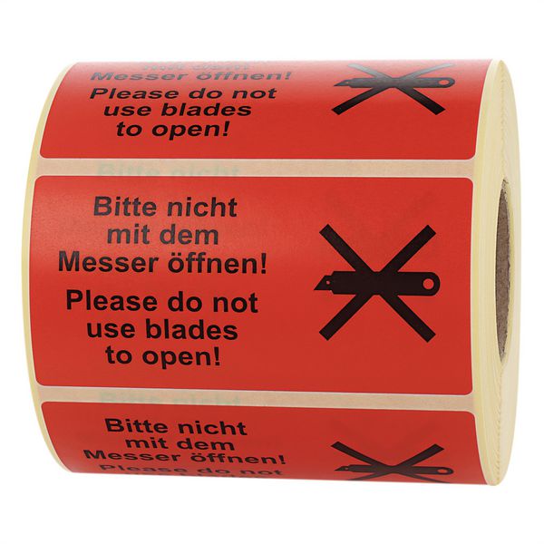 Warnetiketten Sammelsendung – 30x62 Mm, Permanent Produktbild-Vorschau 3