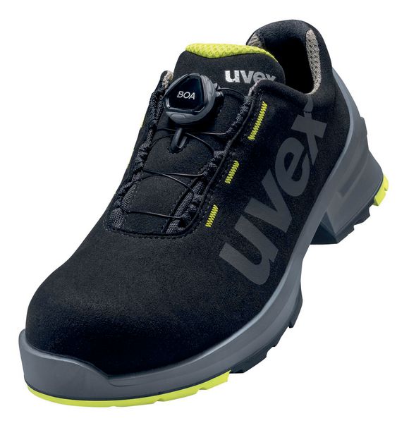 UVEX S1P Sicherheitshalbschuhe – BOA Drehverschluss, Blau, Gr. 43, Mit Etikett