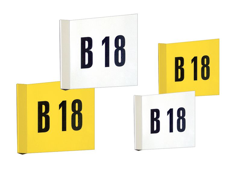 Gelbe Regalschilder 70x38mm – 30 Blatt à 21 Etiketten, 120g/m², Nicht Klebend, Für Laser-/Tintendrucker – Perfekt Für Scannerschienen