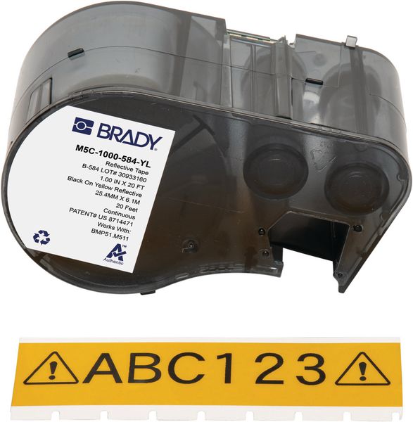 Etiquettes haute visibilité rétroréfléchissantes M511