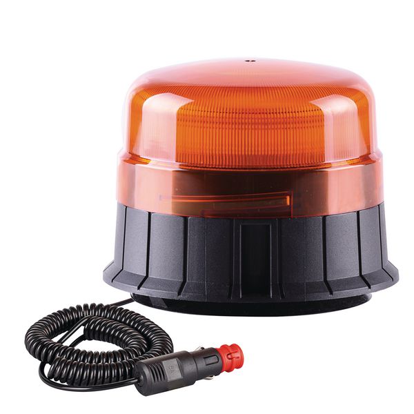 Gyrophare LED Magnétique 12V/24V Avec Aimant - 4 Modes, Orange, Conforme ECE R65/R10, Neuf