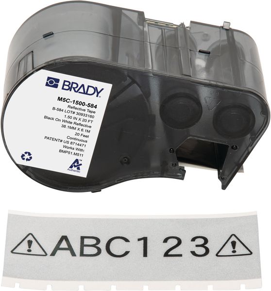 Etiquettes haute visibilité rétroréfléchissantes M511