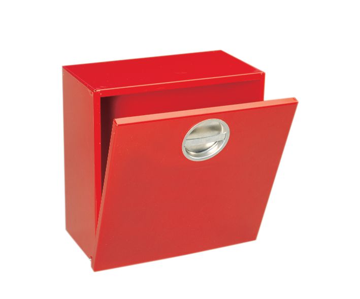 Löschdeckenbehälter Stahlblech Löschdeckenbox Löschdecke Kasten 300x300x125mm