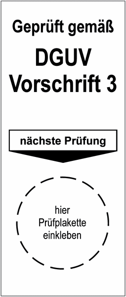 Prüfung elektrischer Betriebsmittel nach DGUV V3 (BGV A3