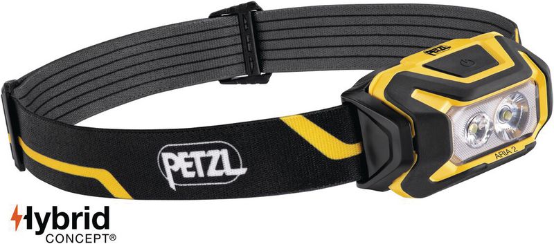 Lampe frontale faisceau large/mixte PETZL Aria 2®