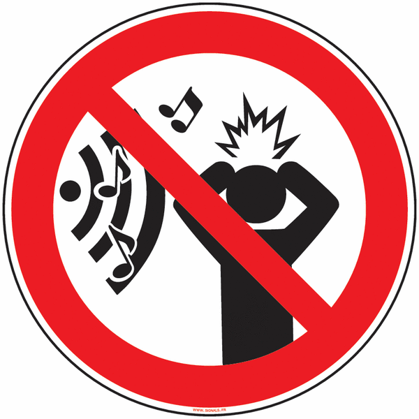 Panneau Nuisances Sonores Interdites | Signals
