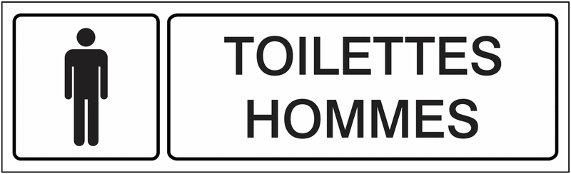 Plaque de Porte Femmes et Hommes, Signe Toilette, WC Sign, Symboles de WC Hommes Femmes Signe