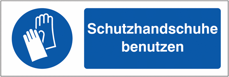 Einmal-Handschuhe bitte tragen - Hinweisschild mit Gebotszeichen fr  Hygieneregeln, ASR A1.3-2013, DIN EN ISO 7010 online kaufen | SETON