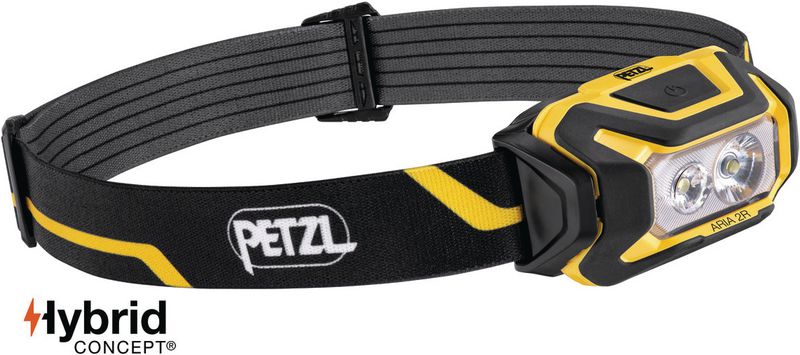 Lampe frontale faisceau large/mixte PETZL Aria 2®