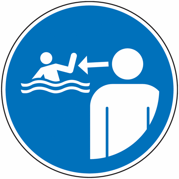 Autocollant Sécurité Piscine 'Enfants Non Accompagnés Interdit' - Signalétique Prévention Noyade