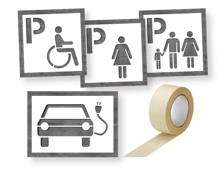 Bodenmarkierung für Lager, Parkplatz und Industrie Bodenmarkierung für Lager, Parkplatz und Industrie