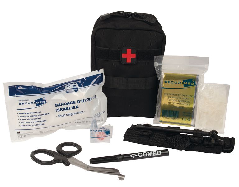 Trousse de secours militaire hémorragie