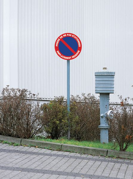AUA SIGNALETIQUE Schild 'Bitte Nicht Parken' – Aluminium Dibond 3 Mm, 230 Mm, Selbstklebend Oder Zum Schrauben