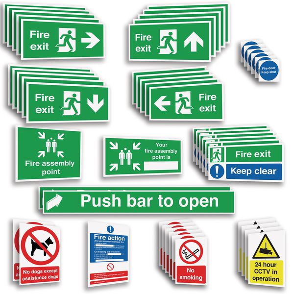 Retail Safety Sign Starter Pack – Large. Quick Delivery | Seton