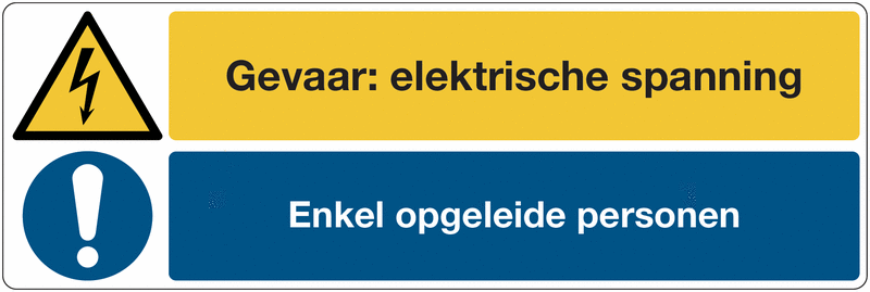 Diverse Stickers | Bestel hier waarschuwingsstickers op maat