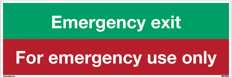 Cartello Uscita Di Emergenza Verso Sinistra – 30x20 Cm PVC Autoadesivo – Impermeabile E Resistente UV Per Locali Commerciali - 2