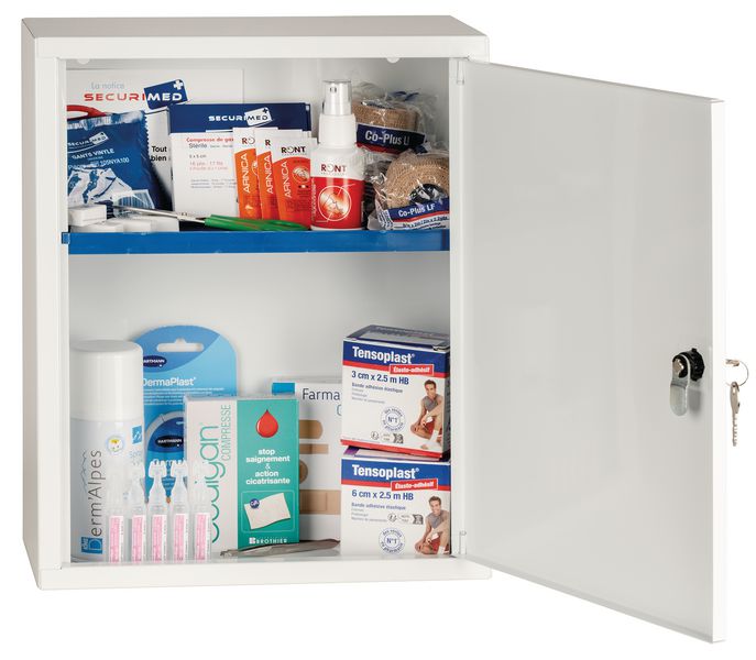 Armoire à pharmacie Fédération Handball 1 porte - garnie