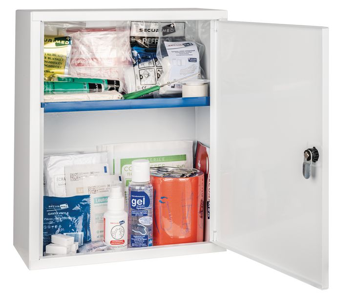 Armoire à pharmacie Fédération Canoë-Kayak 1 porte - garnie