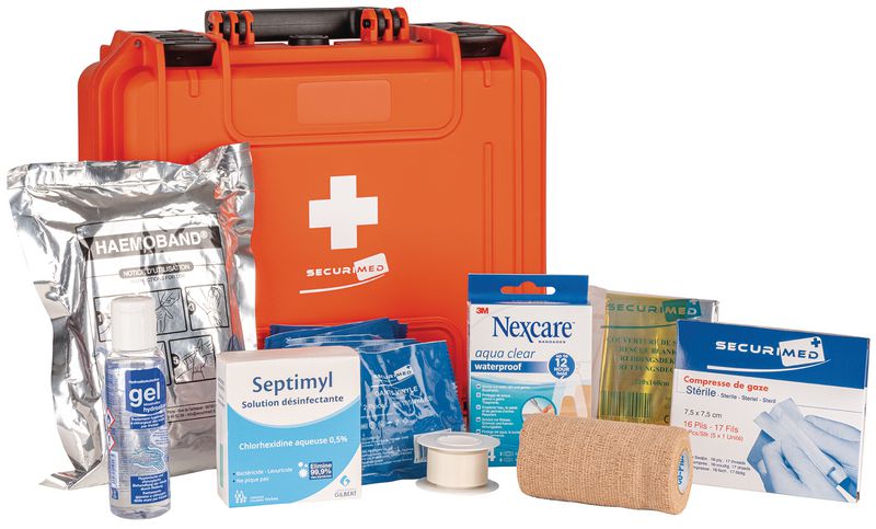 Trousse de secours étanche rigide réglementaire Bateau