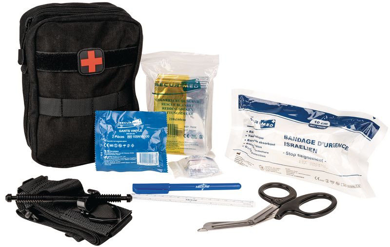 Trousse de secours militaire hémorragie
