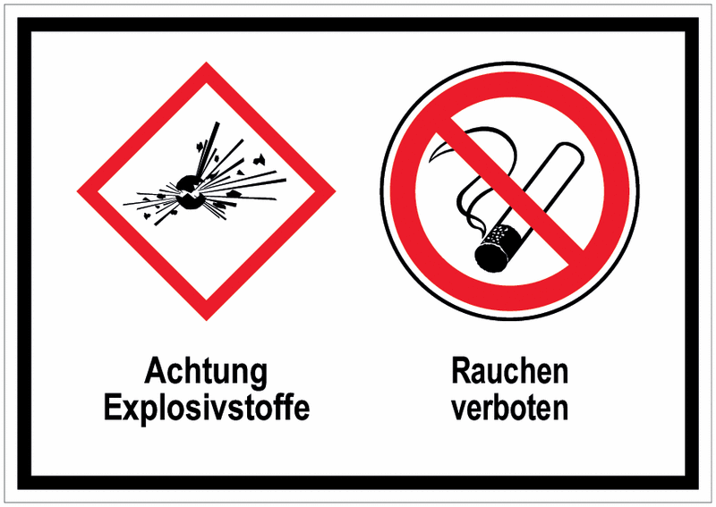 Verbotsschild Rauchen verboten [P002], ASR A1.3 / ISO 7010 - Marahrens