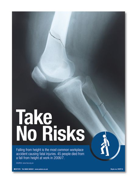 Take No Risks Safety Poster | Seton