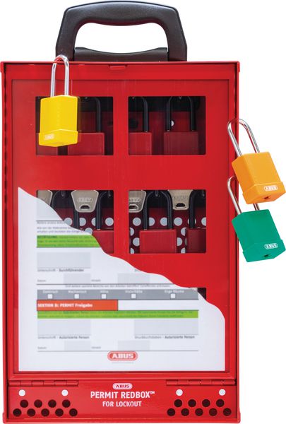Serrure De Consignation Boîte Cadenas Groupe Acier Inoxydable - Capacité 14 Cadenas - Sécurité OSHA
