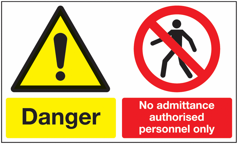 Caution Falling Debris Sign - Self Adhesive Sticker 300mm X 200mm - View #2
