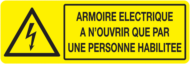 Panneau danger éléctrique, pictogrammes et signalisation | Signals