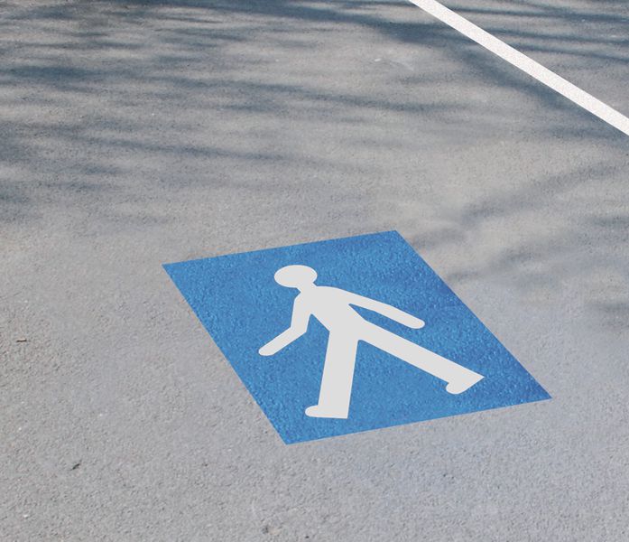 Stencil Per Linea Di Parcheggio, Riutilizzabile, Per Ptura Su - 11