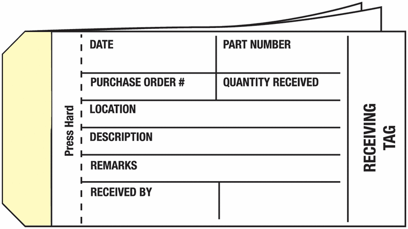 Inventory Tags - 3 Part Distribution | Seton