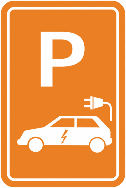 Cartello stradale Parcheggio Auto / Veicoli Elettrici - A palo - e-Station  Store