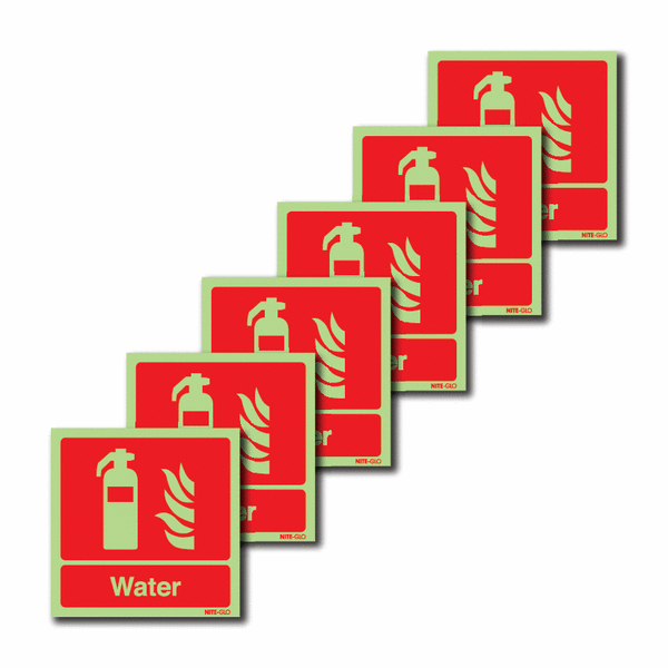 Water Sign Fire Sign Water Fire Extinguisher Sign