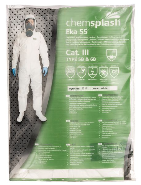 Combinaison De Protection Chimique ANSELL Ultima Premium - Taille XL - Vert - Pour Travaux à Risque