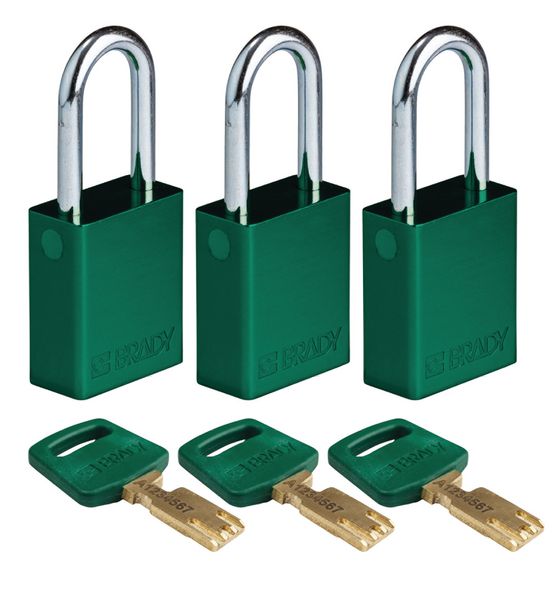 Lucchetti per lockout Safekey in alluminio