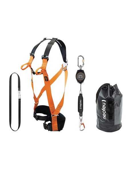 Kit bâtiment et construction, harnais, antichute, anneau de sangle