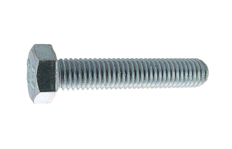 Viti a testa esagonale M10 x 40mm, viti in acciaio zincato Viti a testa esagonale M10 x 40mm, viti in acciaio zincato