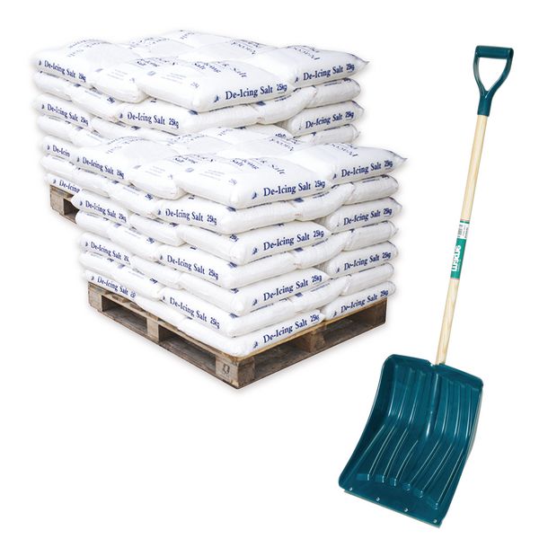 Esco strooizout winter 10 kg I strooizout tegen sneeuw en ijs I emmer met handschep I strooigoed voor winterdienst/ruimplicht I duizout als winterstrooisel tegen gladheid