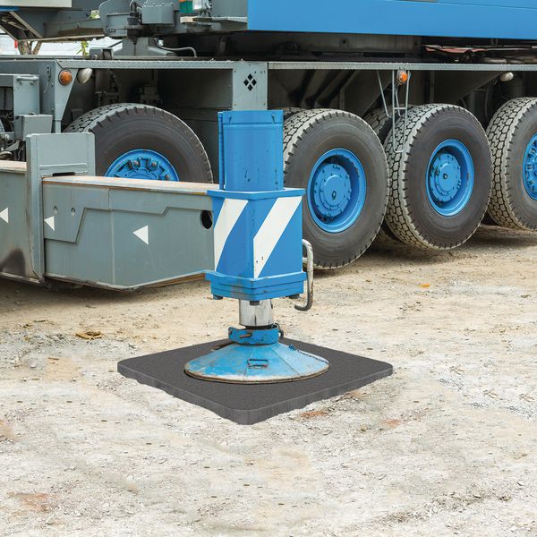 Plaque De Base Carrée Pour Camions à Touches – 34 Mm – Noir/Bleu – Neuve + Accessoires