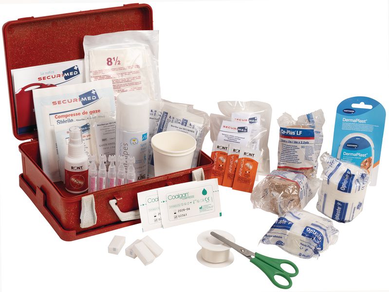 Trousse de secours Fédération Football en matière recyclée