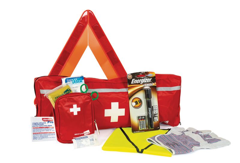 Kit de secours route - 2 gilets de signalisation