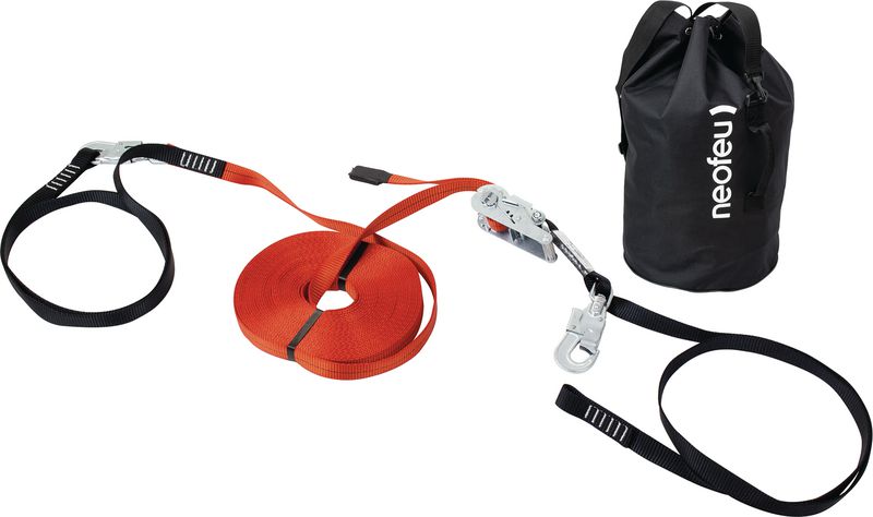 Antichute à rappel automatique avec câble acier galvanisé Lg 30 mtr