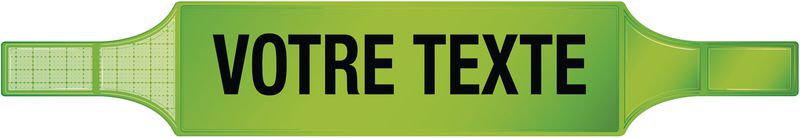 Brassards+fluorescents+en+PVC+avec+marquage+personnalisable+en+ligne